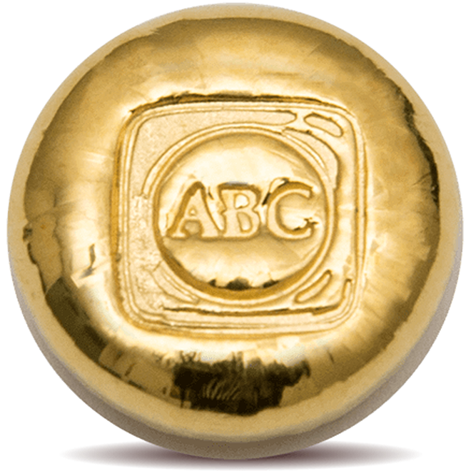 1/2 oz ABC Gold Cast Bar 999.9