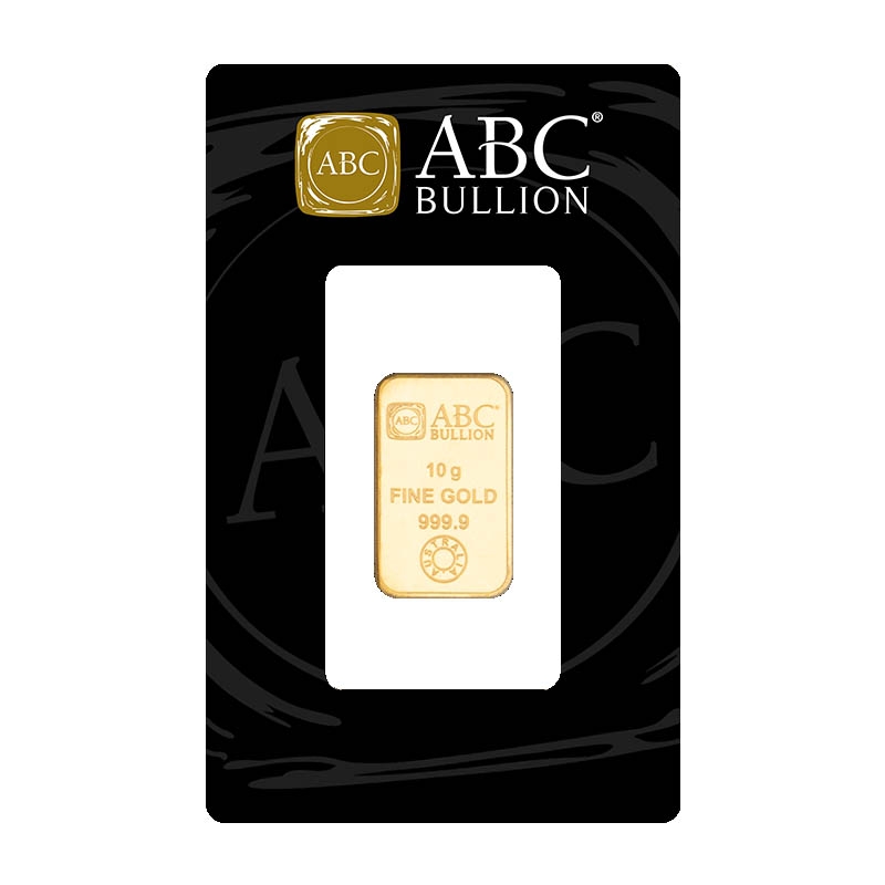 10g ABC Gold Minted Bar 9999