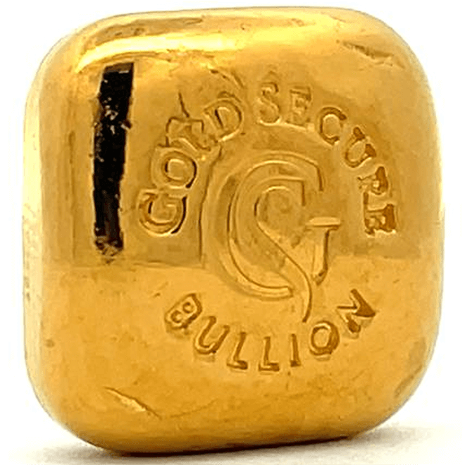 1 oz GoldSecure Gold Cast Bar 999.9