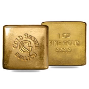 1 oz GoldSecure Gold Cast Bar 999.9