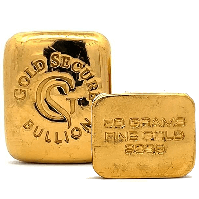 50g GoldSecure Gold Cast Bar 999.9