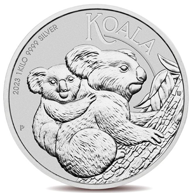 1 Kg Perth Mint Koala Silver Coins