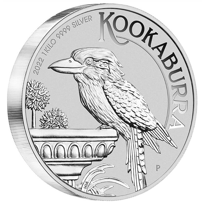 1 Kg Perth Mint Kookaburra 2022 Silver Coin 999.9