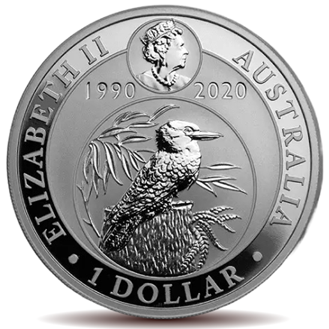 1oz Perth Mint Kooaburra 2020 Silver Coin