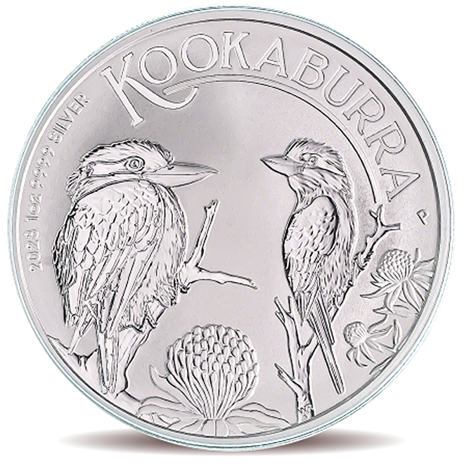 1oz Perth Mint Kookaburra Silver Coins