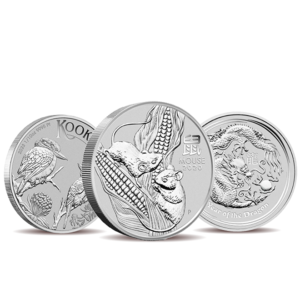 1 oz Silver Coins (Random) 999