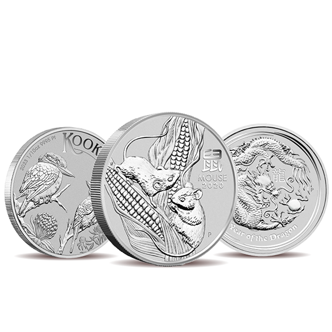 1oz Silver Coins (Random) 999.0