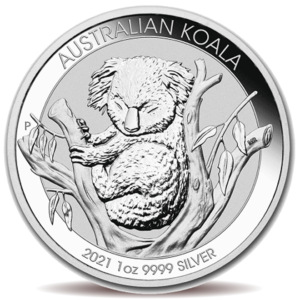 1 oz Perth Mint Koalas Silver Coin 999.9
