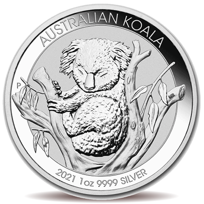 1oz Perth Mint Koalas Silver Coin 999.9