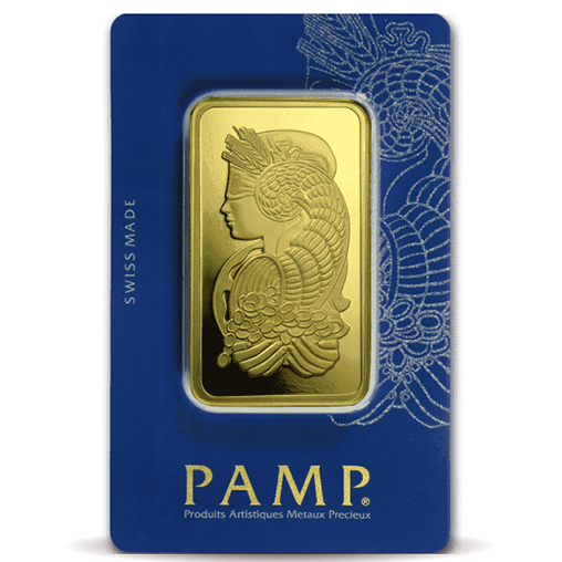 100g PAMP Gold Minted Bar 9999