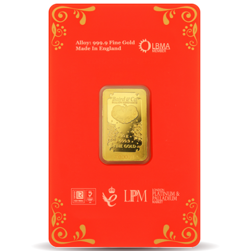 10g Diwali Gold Minted Bar 9999