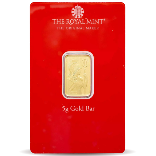 5g Diwali Gold Minted Bar 9999