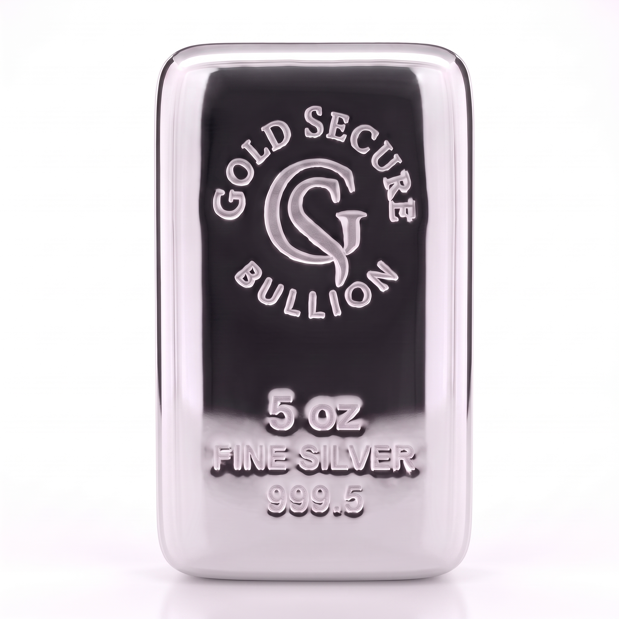 5 oz GoldSecure Silver Cast Bar 999.5