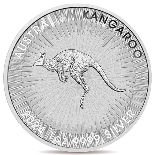 1oz Perth Mint Kangaroo Silver Coins (Various Years)