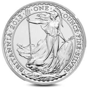 1 oz silver Britannia coins