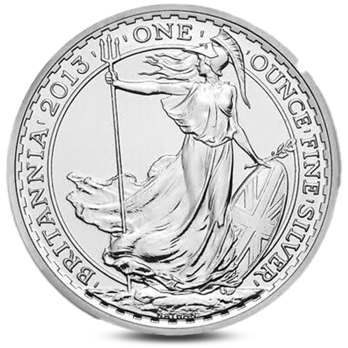 1 oz silver Britannia coins
