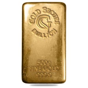 500 g GoldSecure Cast Gold Bar 999.9
