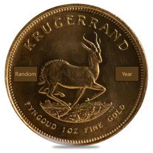 Full Krugerrand (Random Years) Gold Coin
