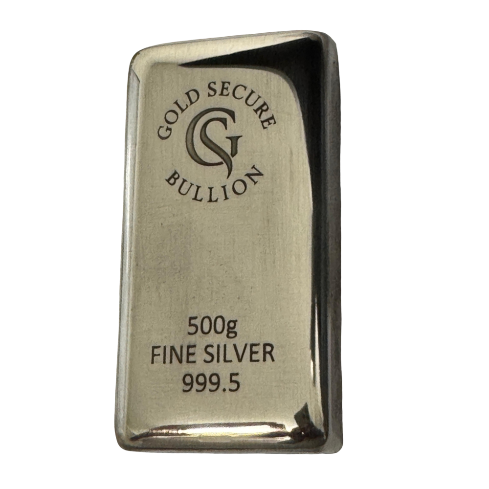 500 g Goldsecure Cast Silver Bar 999.5