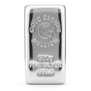 500 g GoldSecure Silver Cast Bar 999.5