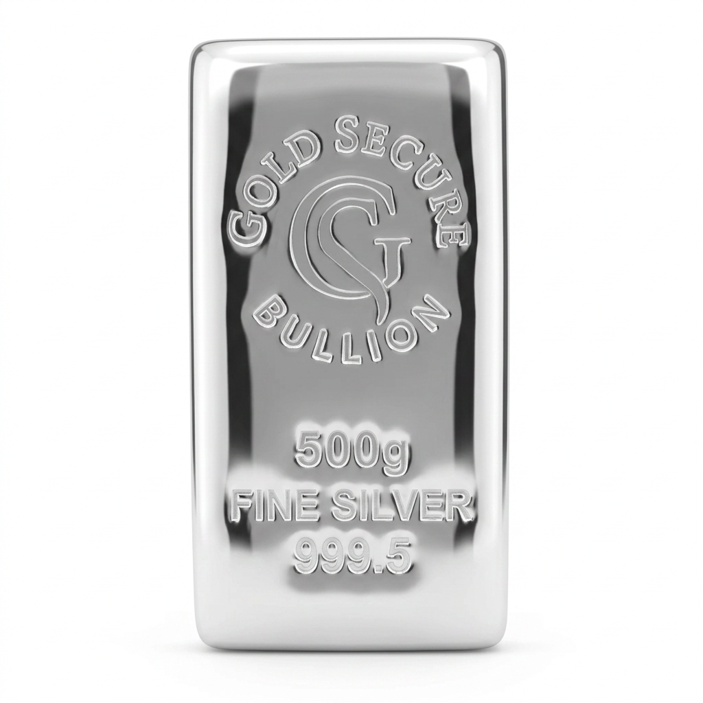 500 g GoldSecure Silver Cast Bar 999.5