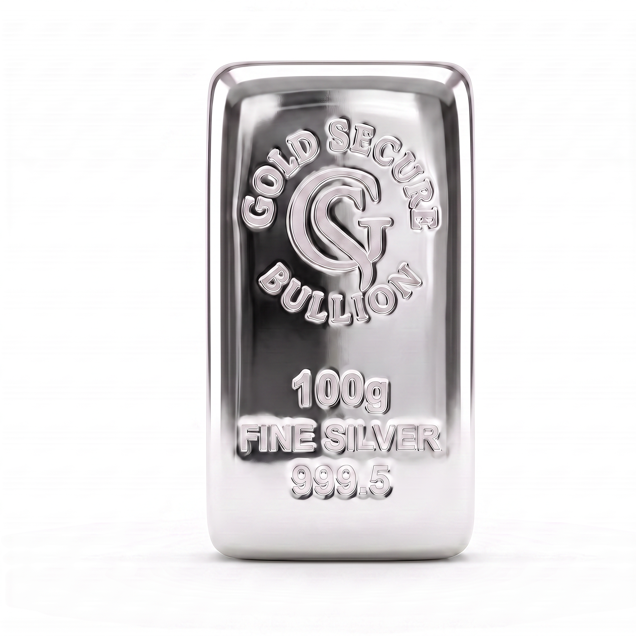 100 g GoldSecure Silver Cast Bar 999.5