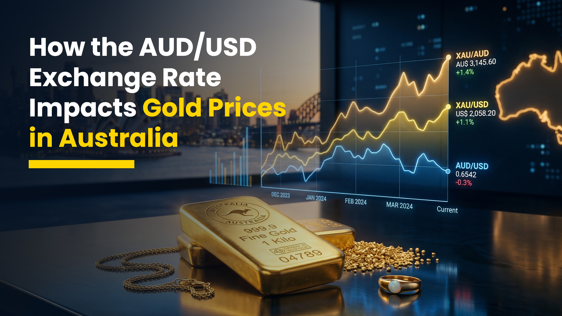How the AUD/USD Exchange Rate Impacts Gold Prices in Australia