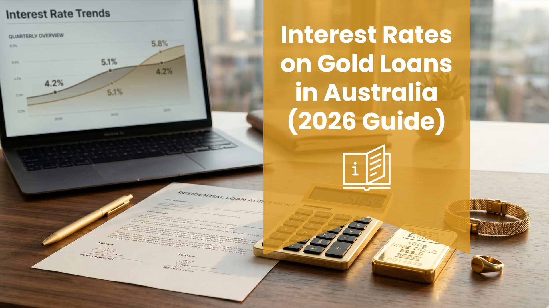 Interest rates on gold loans in Australia (2026 guide)