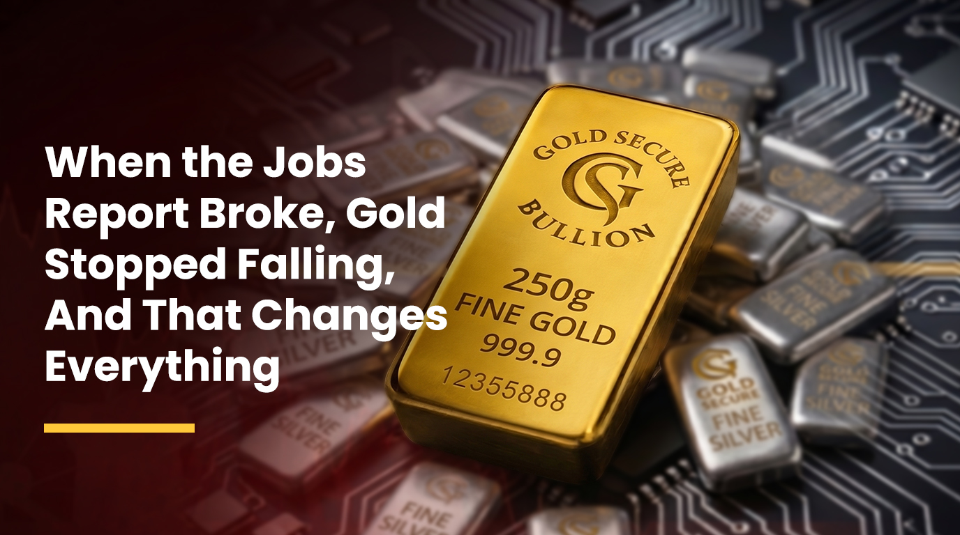 When the Jobs Report Broke, Gold Stopped Falling, And That Changes Everything