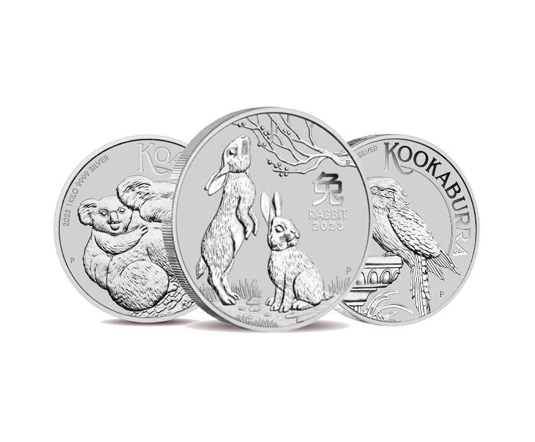 1 kg Perth Mint Silver Coins