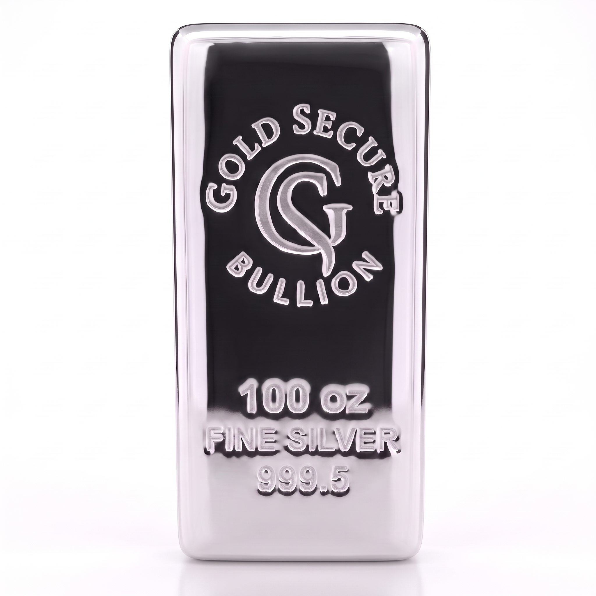 100 oz GoldSecure Silver Cast Bar 999.5