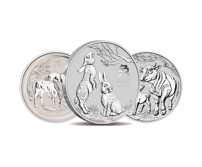 2 oz Random Silver Coin 62.2 g 999.5