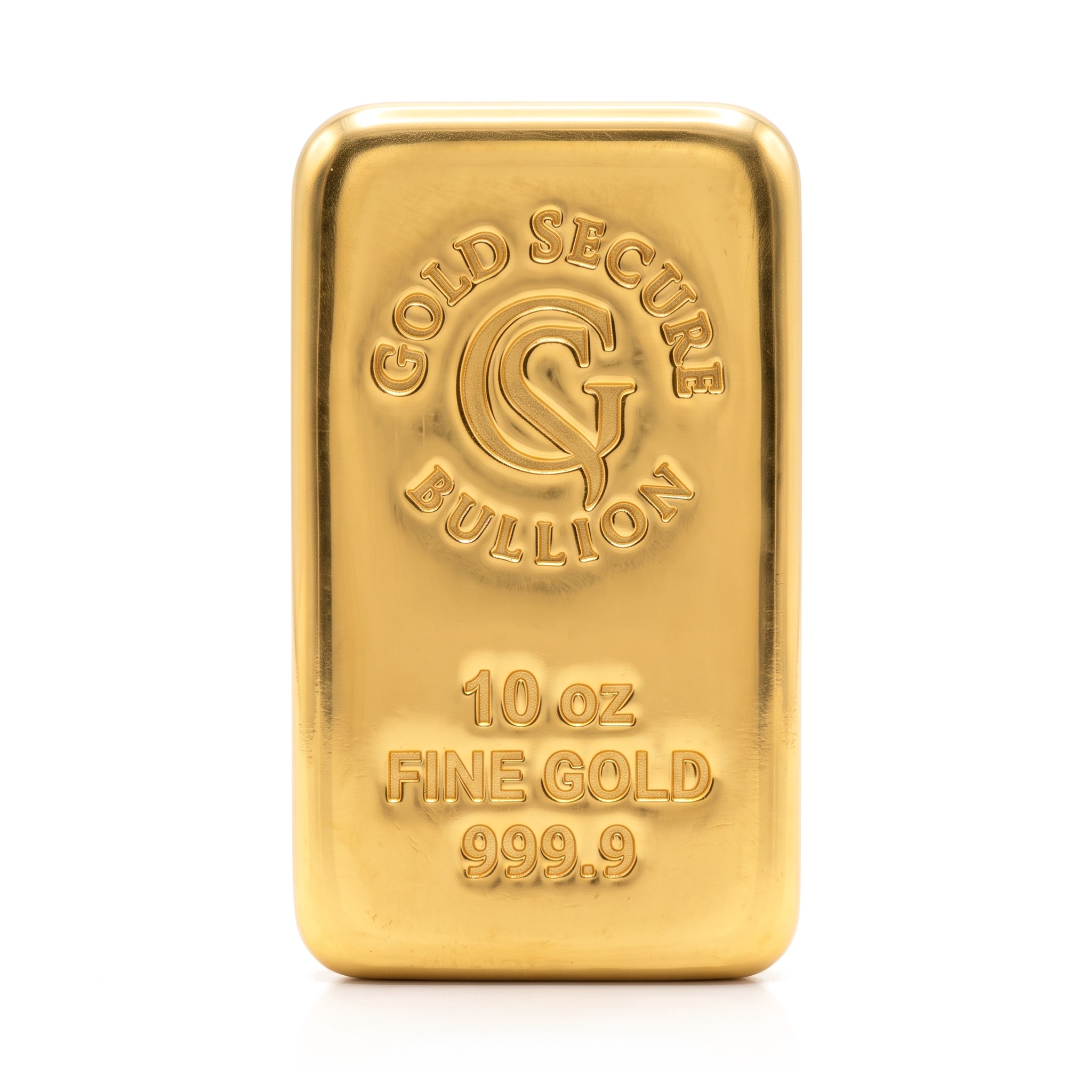 10 oz GoldSecure Gold Cast Bar 999.9