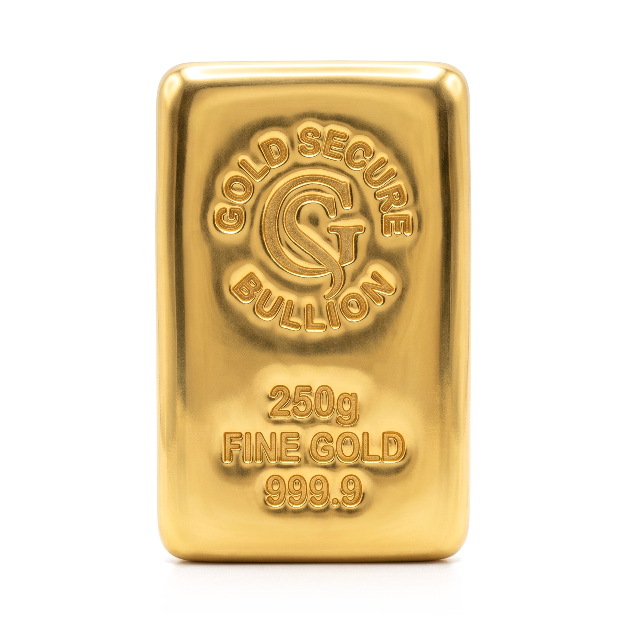 250 g GoldSecure Gold Cast Bar 999.9