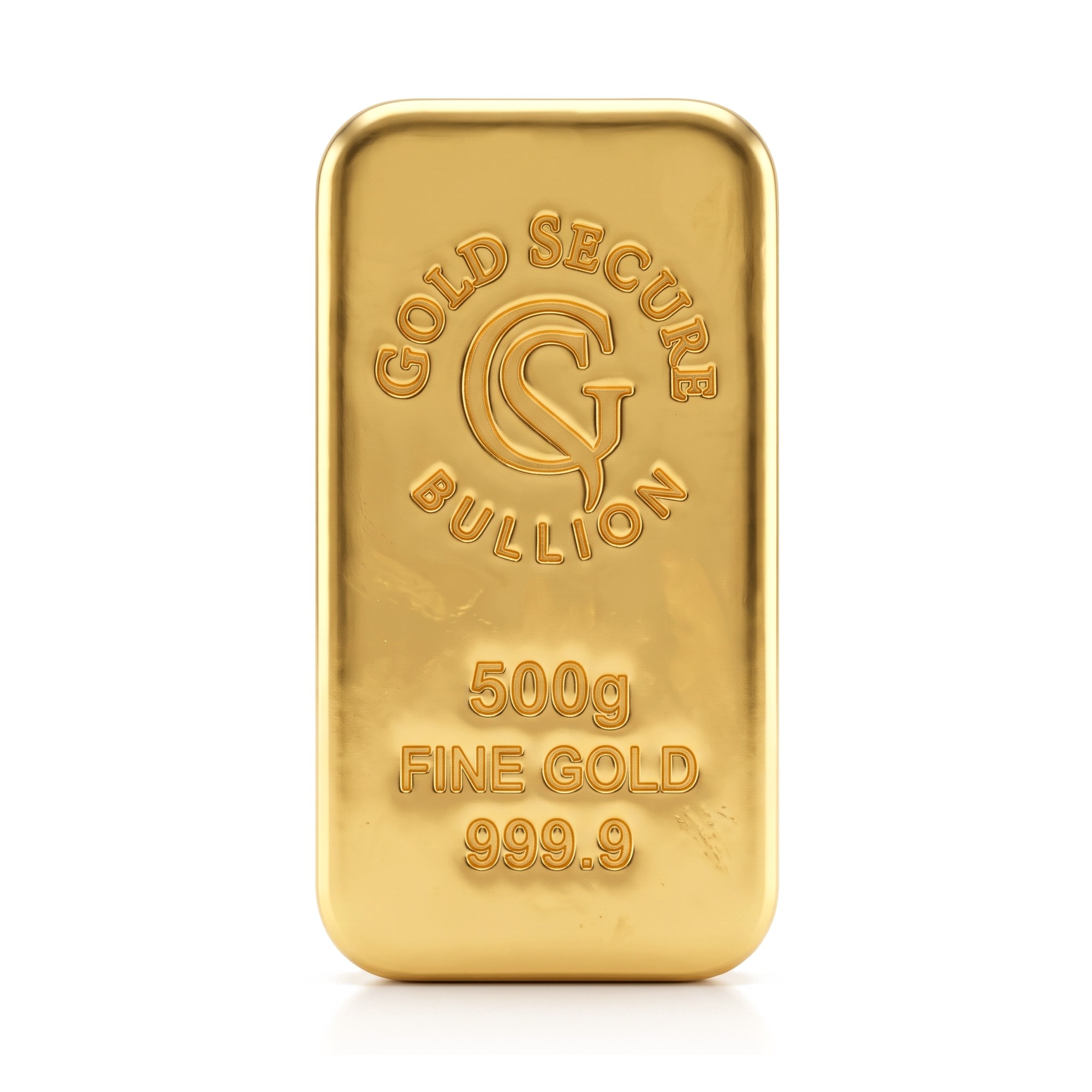 500 g GoldSecure Cast Gold Bar 999.9